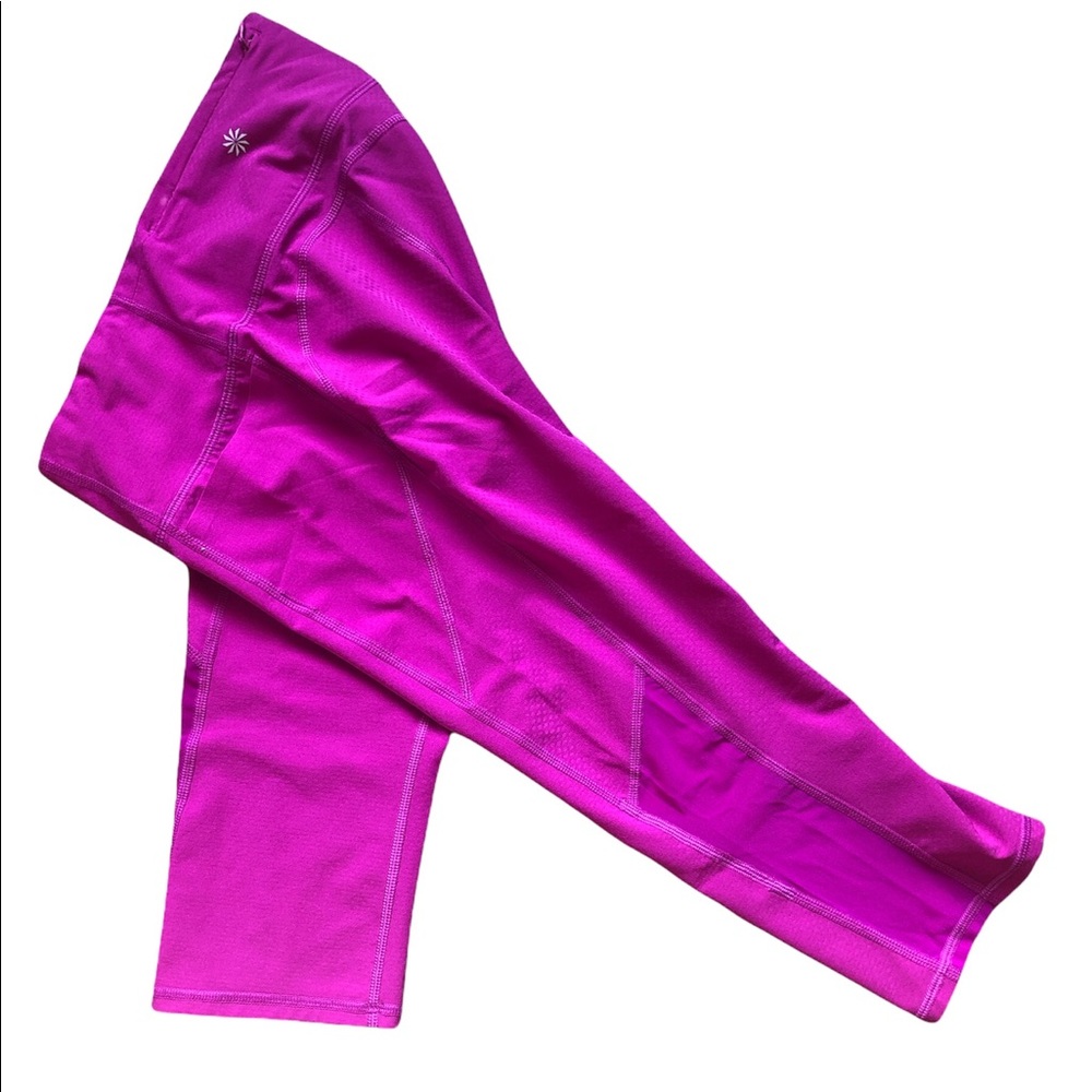 ATHLETA Velocity Laser Cut Capri fuchsia - Picture 5 of 7